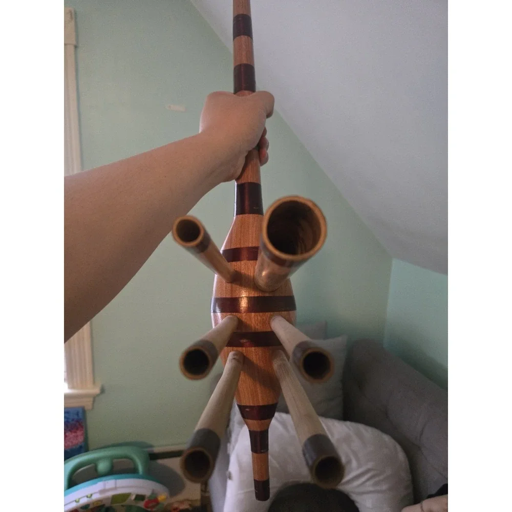 Hmong Handmade Qeej Bamboo Traditional Music Instrument Imported From LAOS - Picture 7 of 8